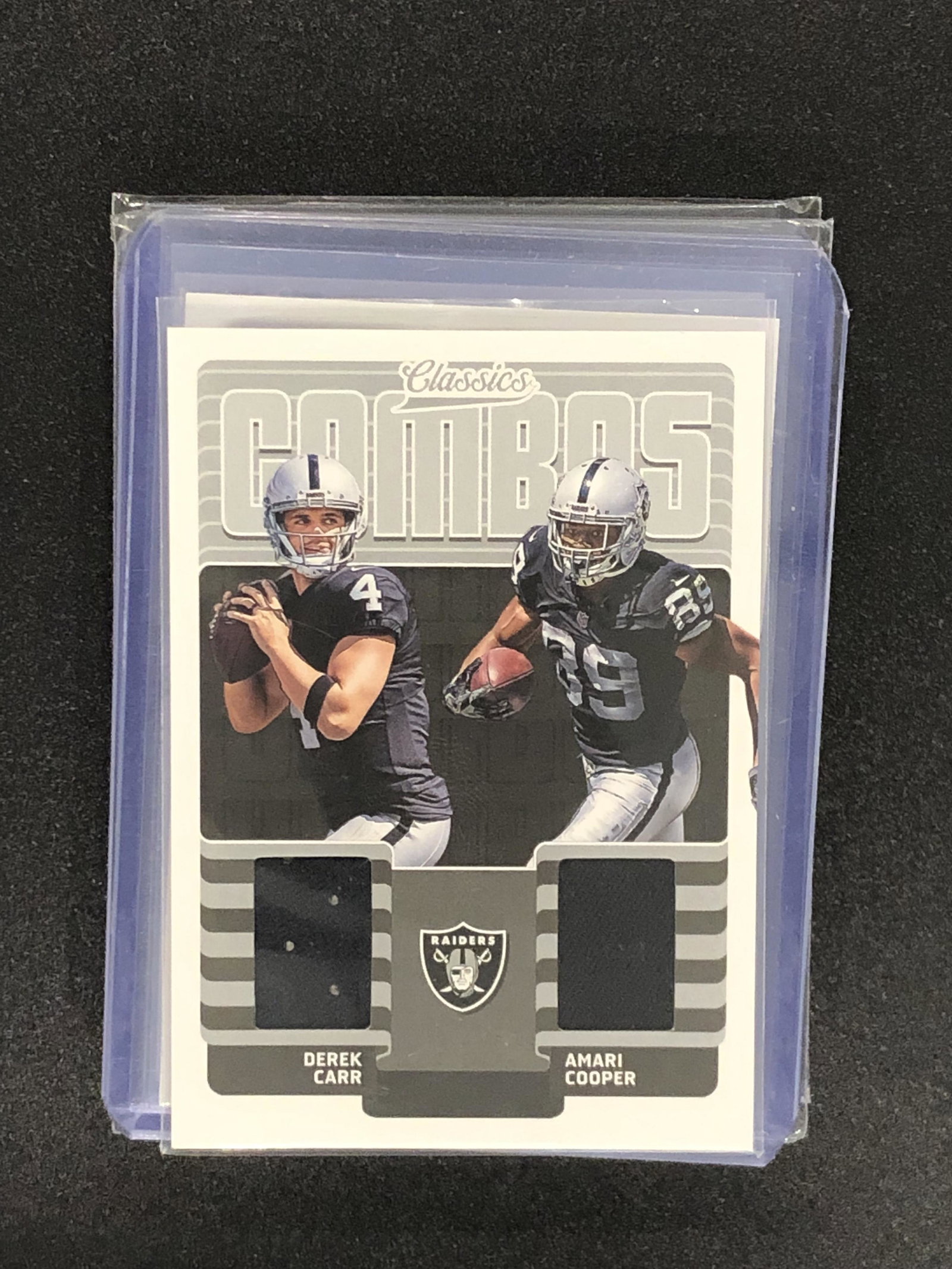 Derek Carr/ Amari cooper relic combo: Derek Carr/ Amari cooper relic combo