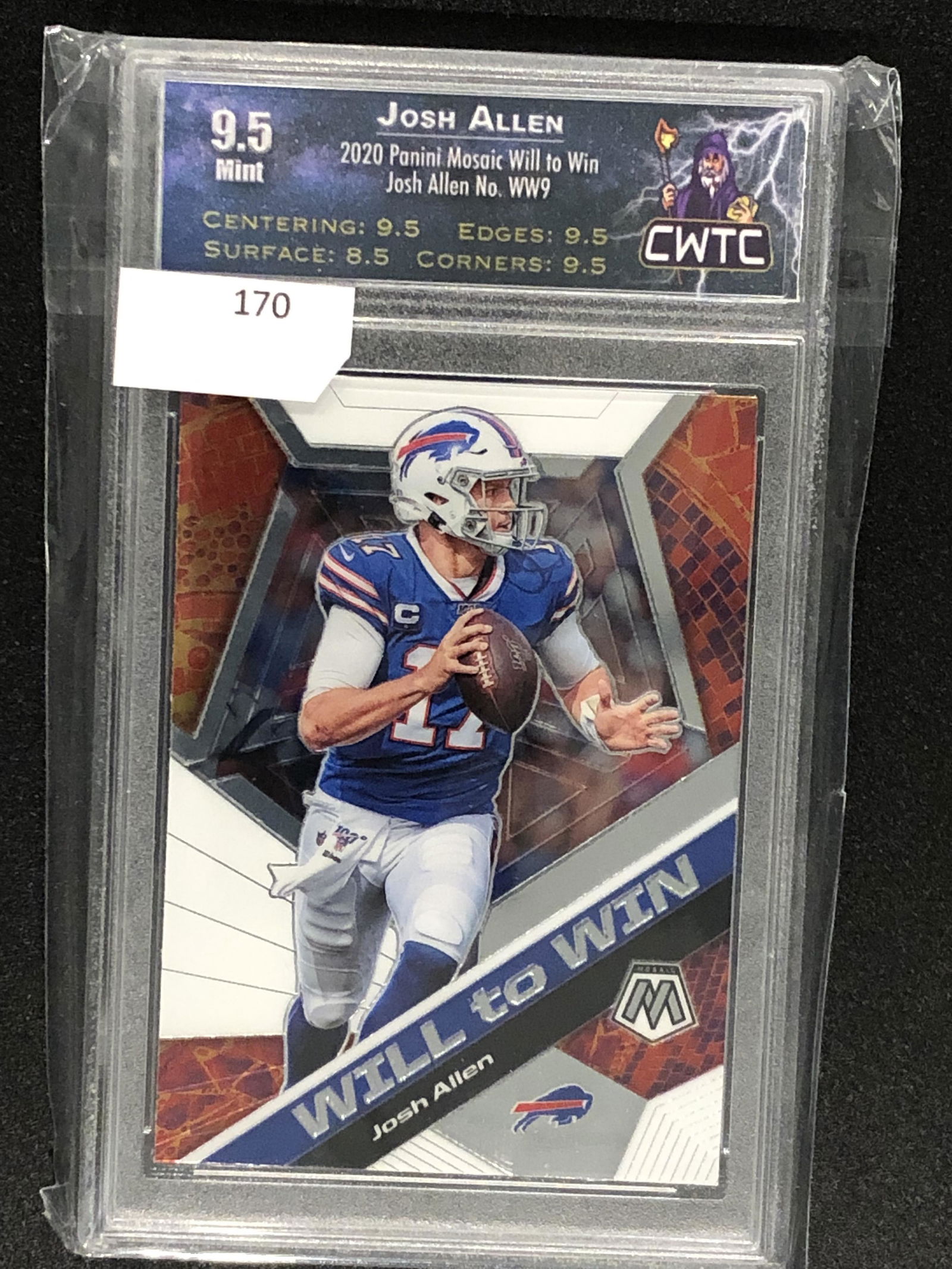 Josh Allen mosaic will to win CWTC 9.5 mint (1 of 1)