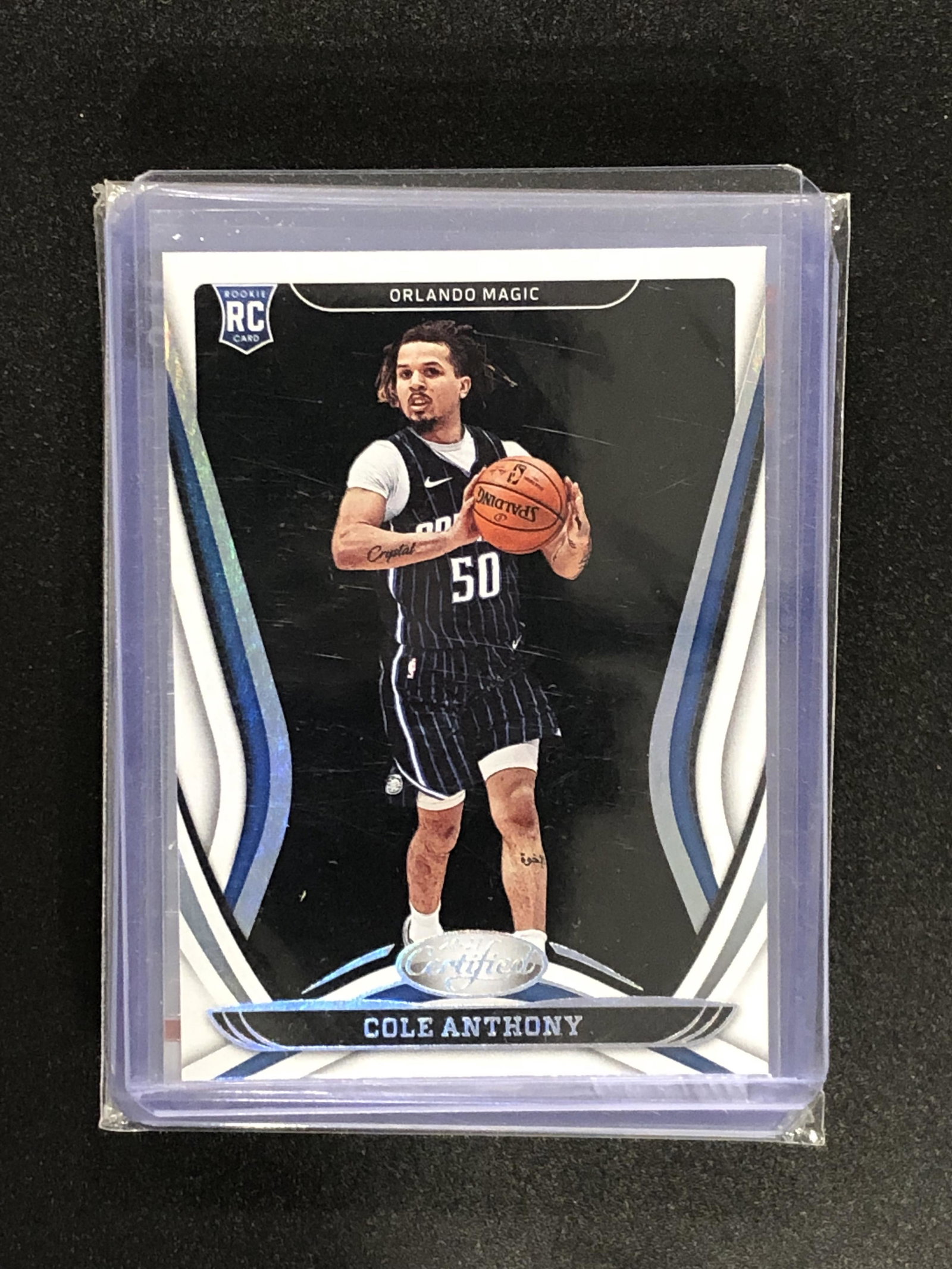 Cole Anthony certified rookie holo: Cole Anthony certified rookie holo