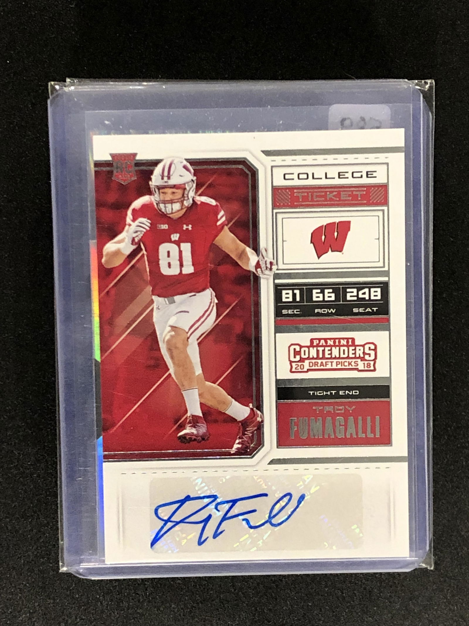 Troy Fumagalli panini contenders auto (1 of 1)