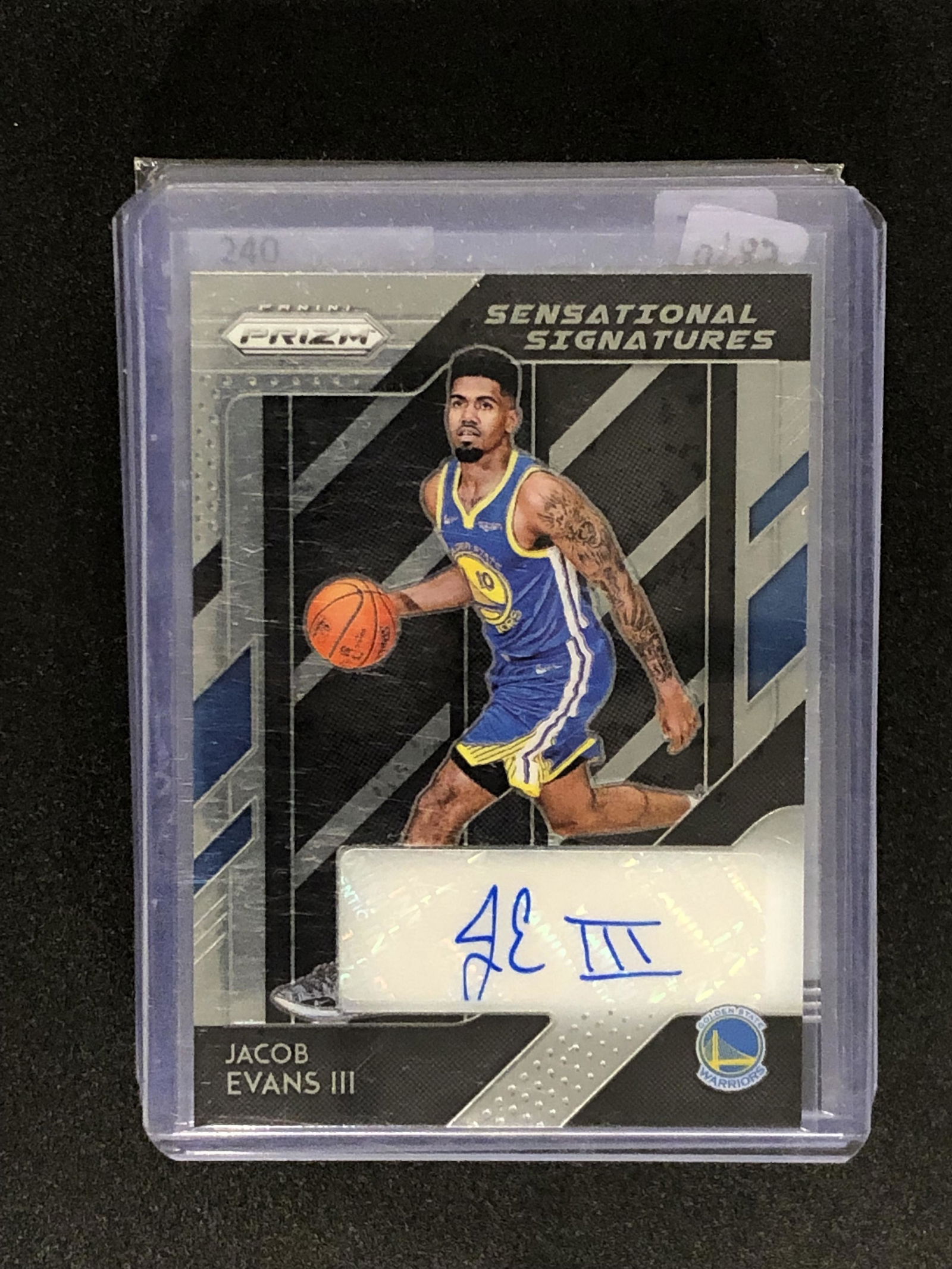 Jacob Evans III panini prizm auto (1 of 1)