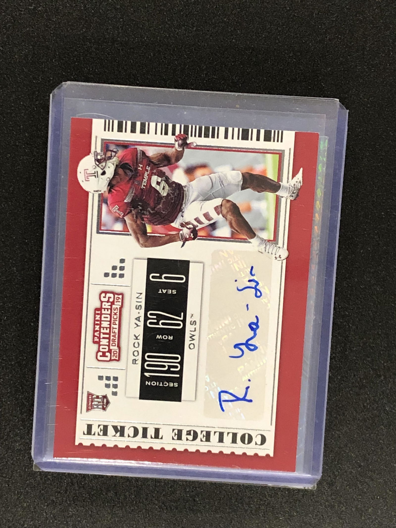 Rock Ya-Sin panini contenders auto (1 of 1)