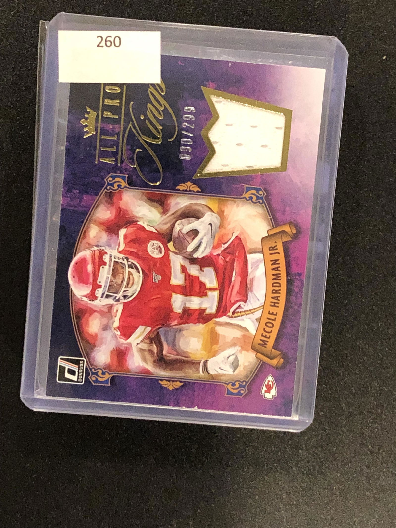 Mecole Hardman Jr. donruss relic 90/299 (1 of 1)