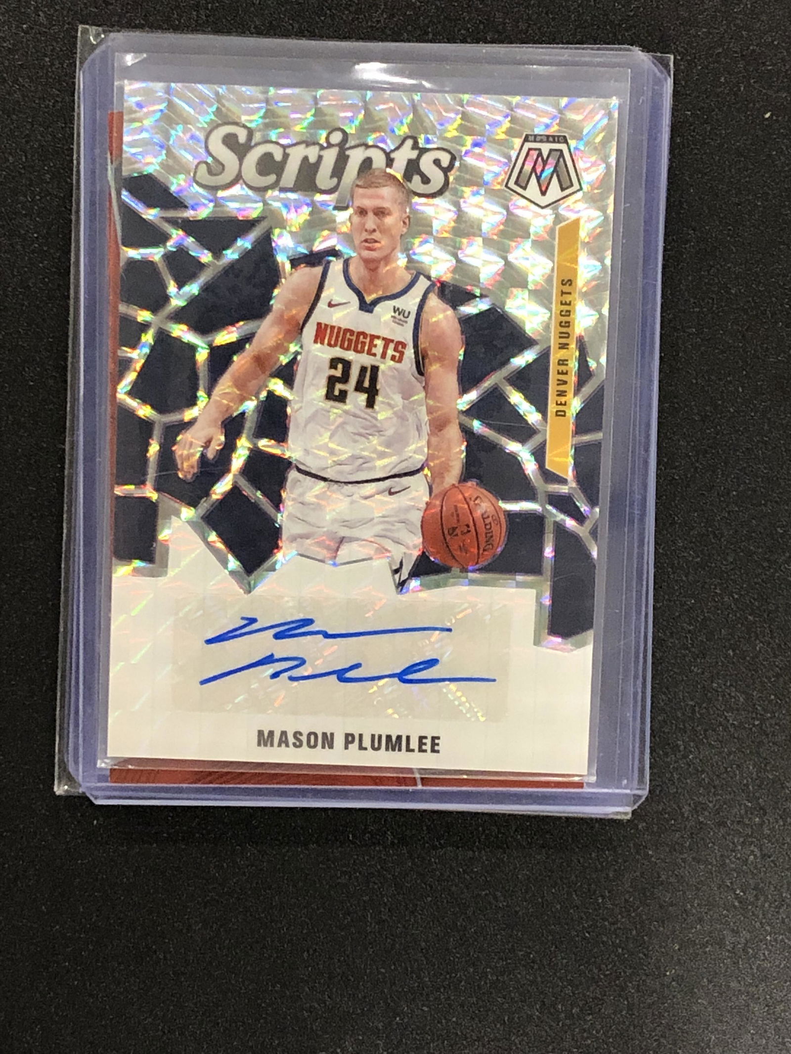 Mason Plumlee mosaic auto (1 of 1)