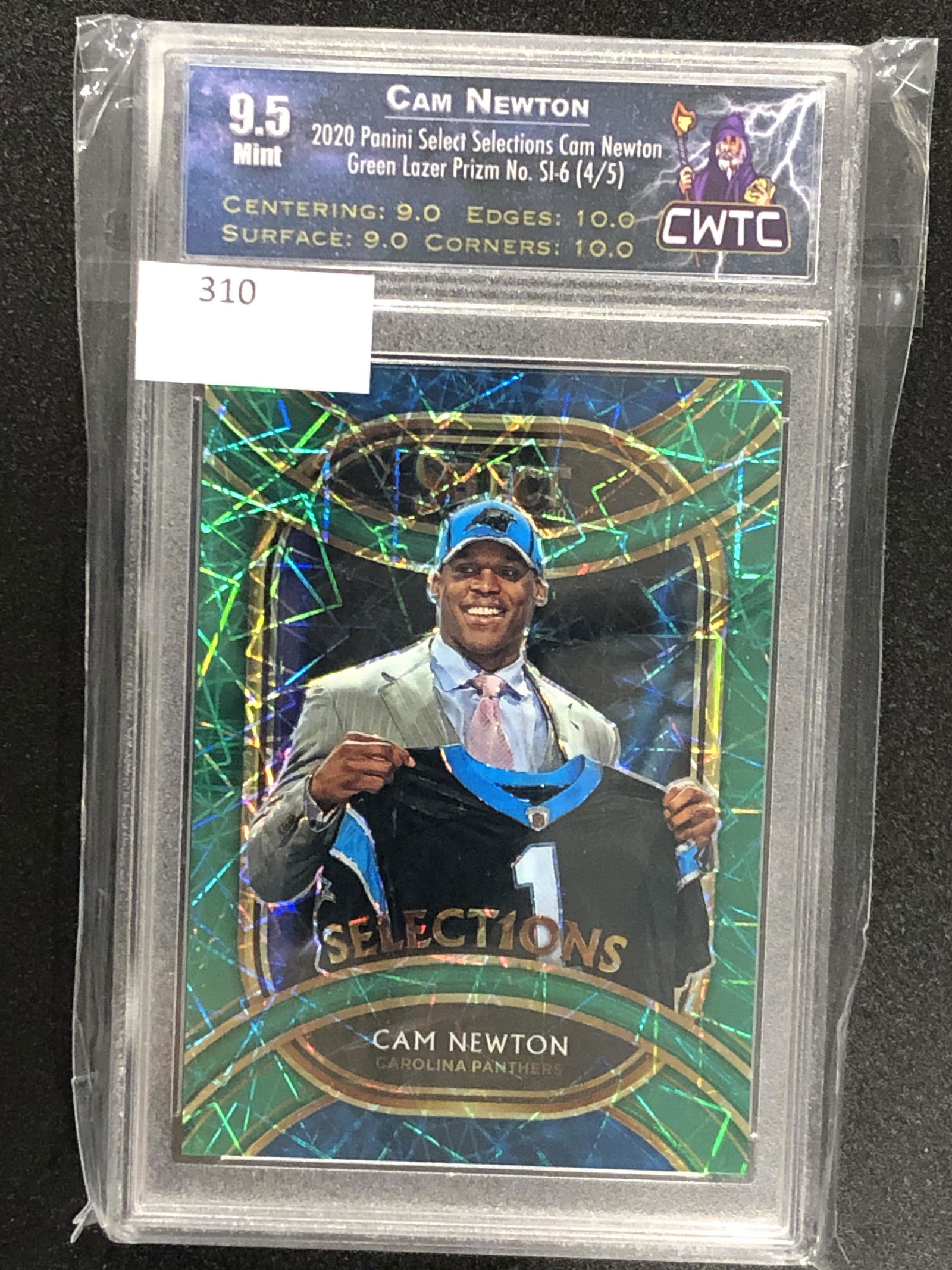 Cam Newton panini selections CWTC 9.5 mint (1 of 1)