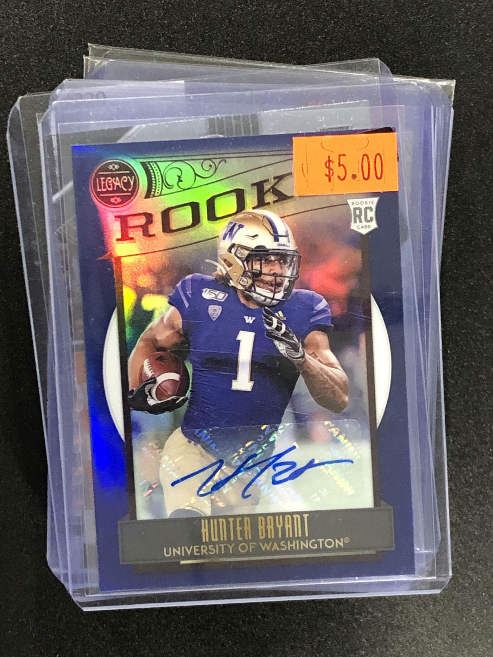 Hunter Bryant legacy rookie auto (1 of 1)