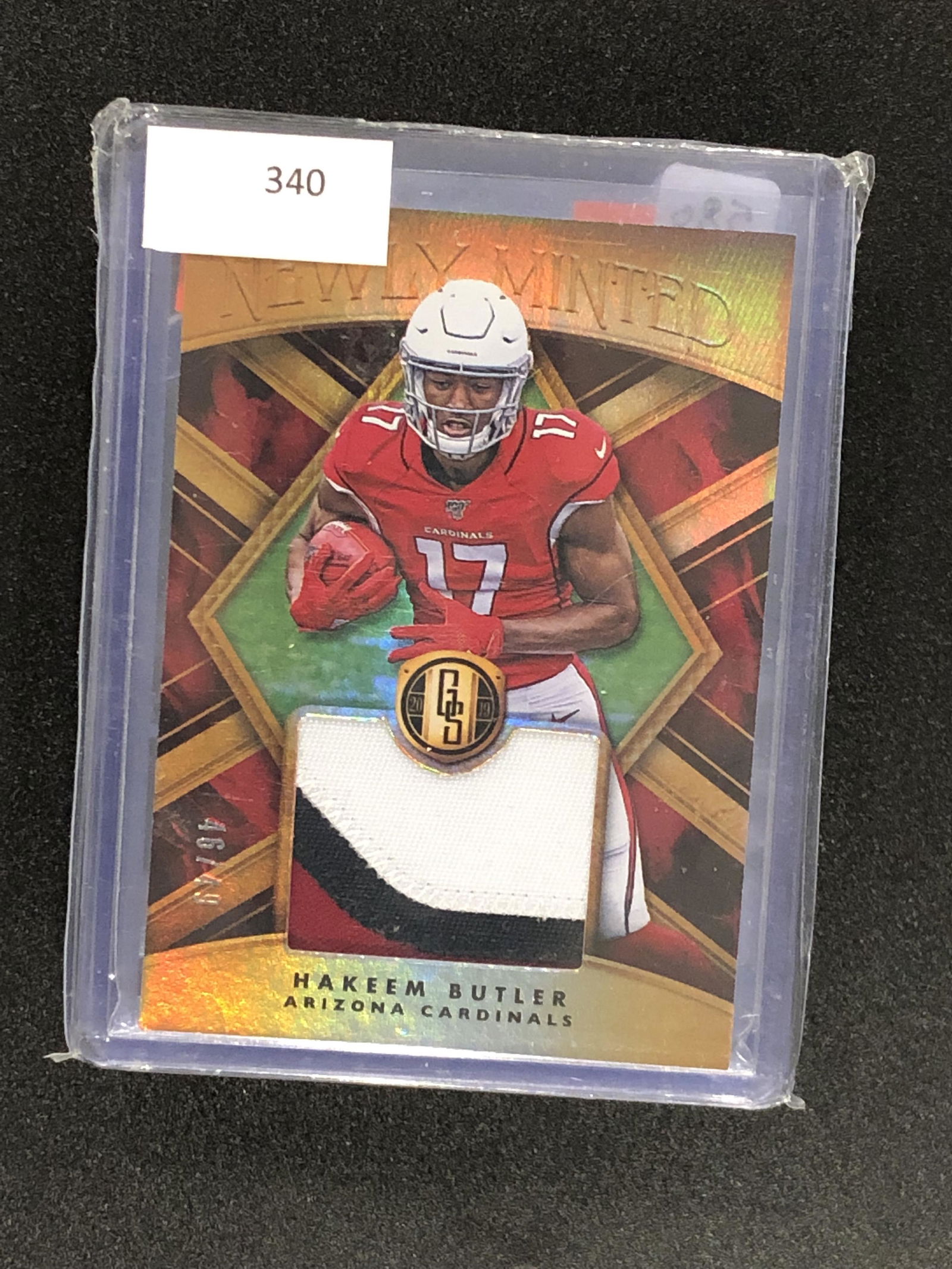 Hakeem Butler gold standard relic 46/49 (1 of 1)