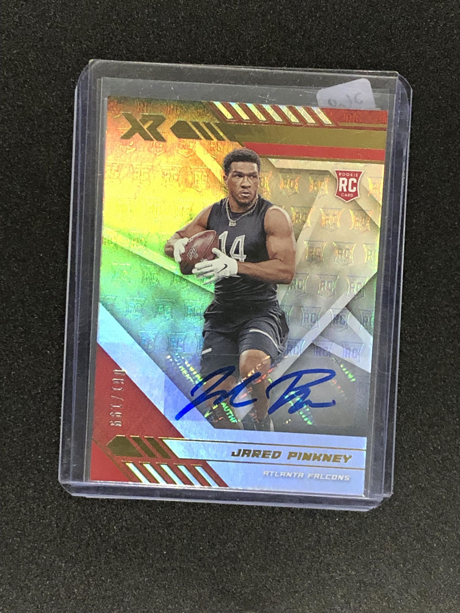 Jared Pinkney panini Xr 61/199 auto (1 of 1)