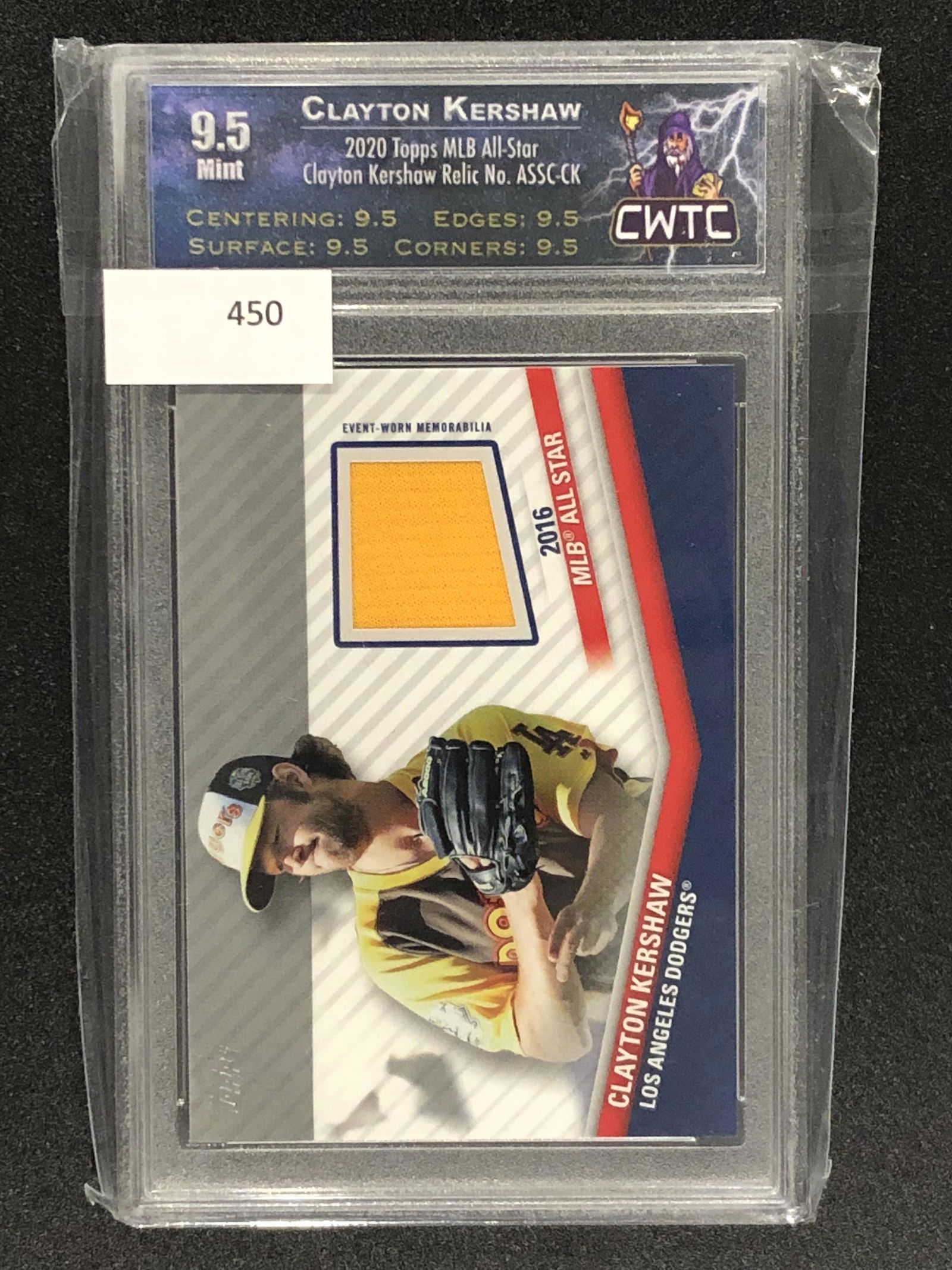 Clayton Kershaw topps mlb CWTC 9.5 mint (1 of 1)