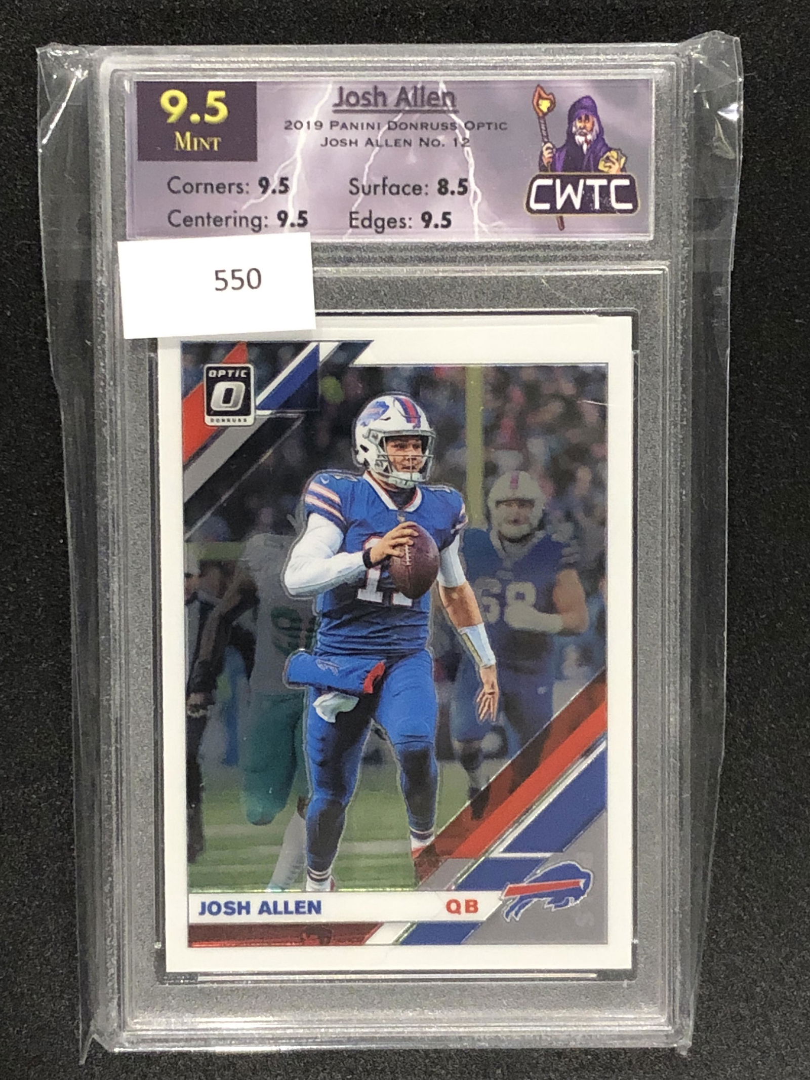 Josh Allen optic CWTC 9.5 mint (1 of 1)