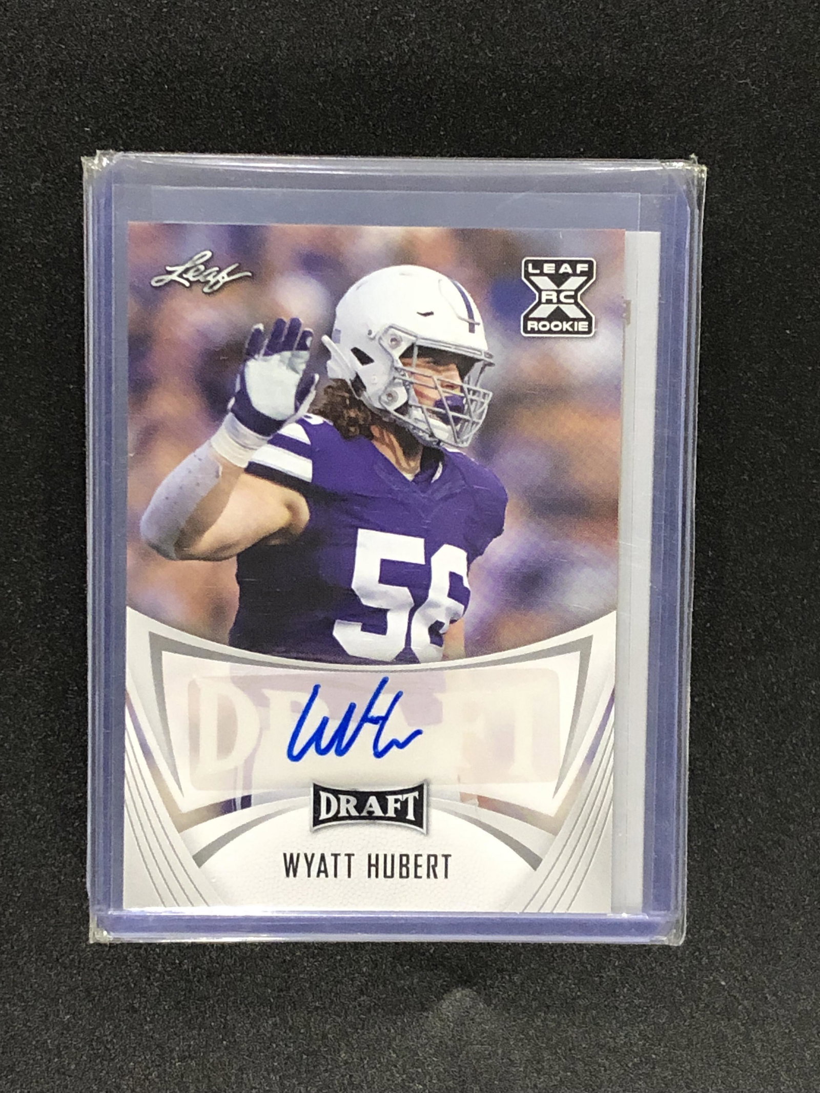 Wyatt Hubert leaf rookie auto (1 of 1)