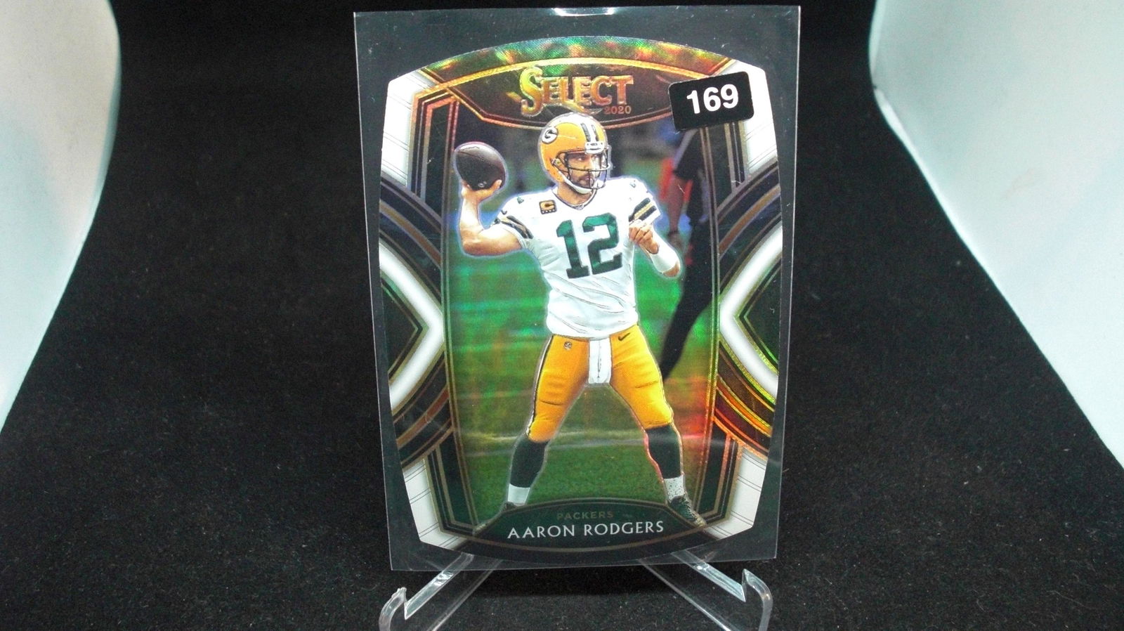 aaron rodgers white select diecut (1 of 1)