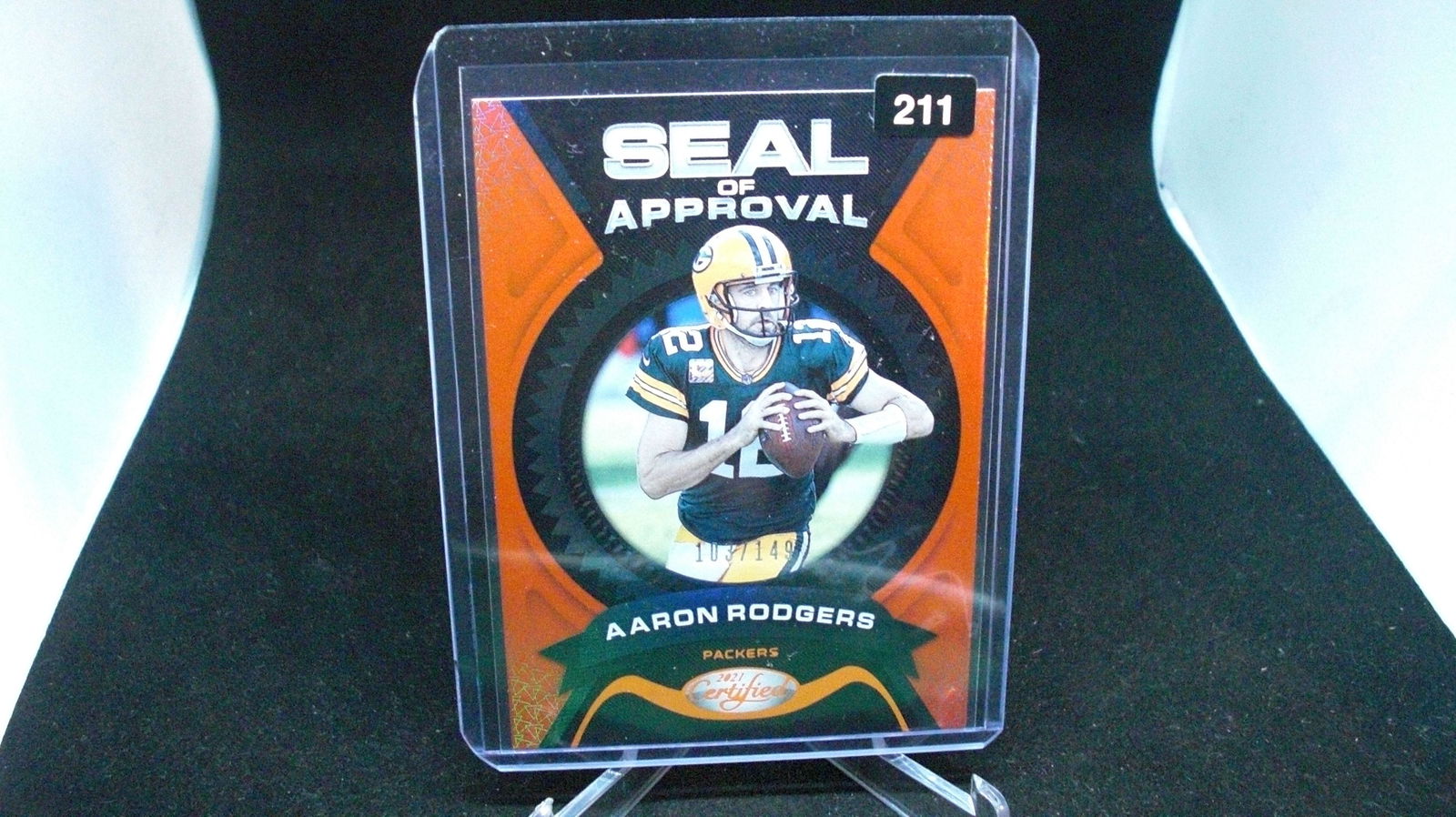 aaron rodgers orange sp 103/149 (1 of 1)