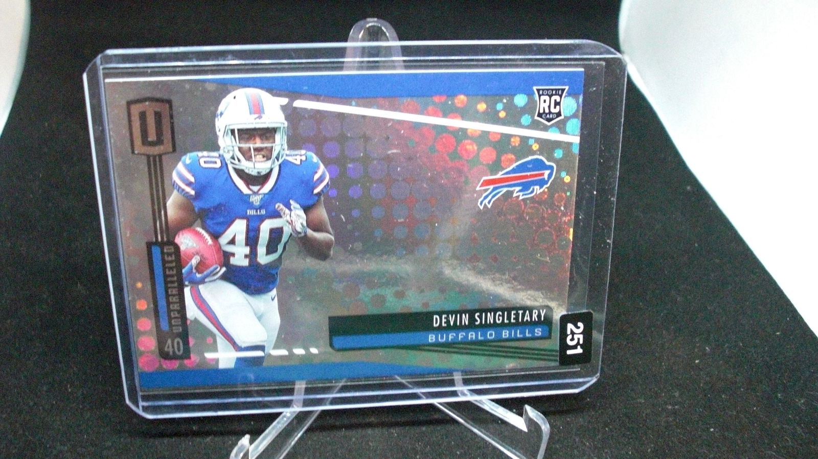 Devin singletary unparalleled rookie card (1 of 1)