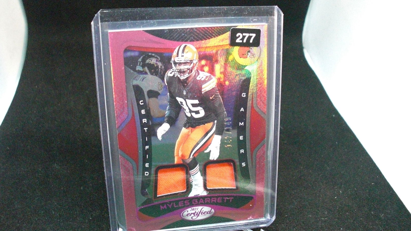 Myles Garrett dual jersey card 142 and 149 (1 of 1)