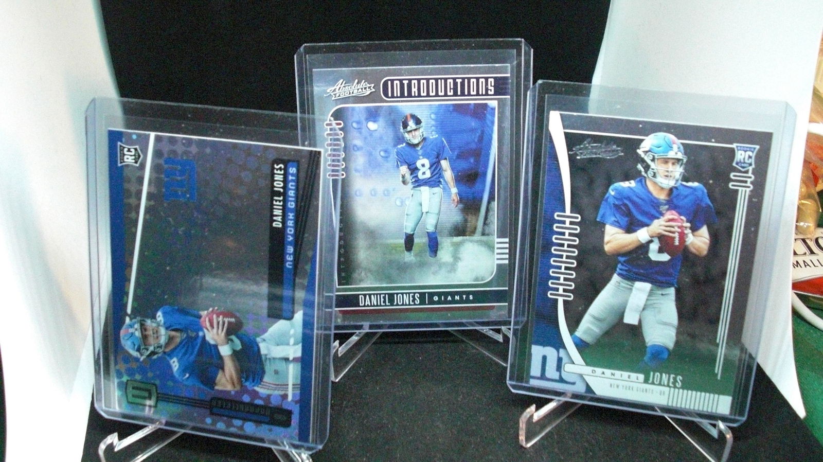 lot of 3 daniel jones rookie card (1 of 1)