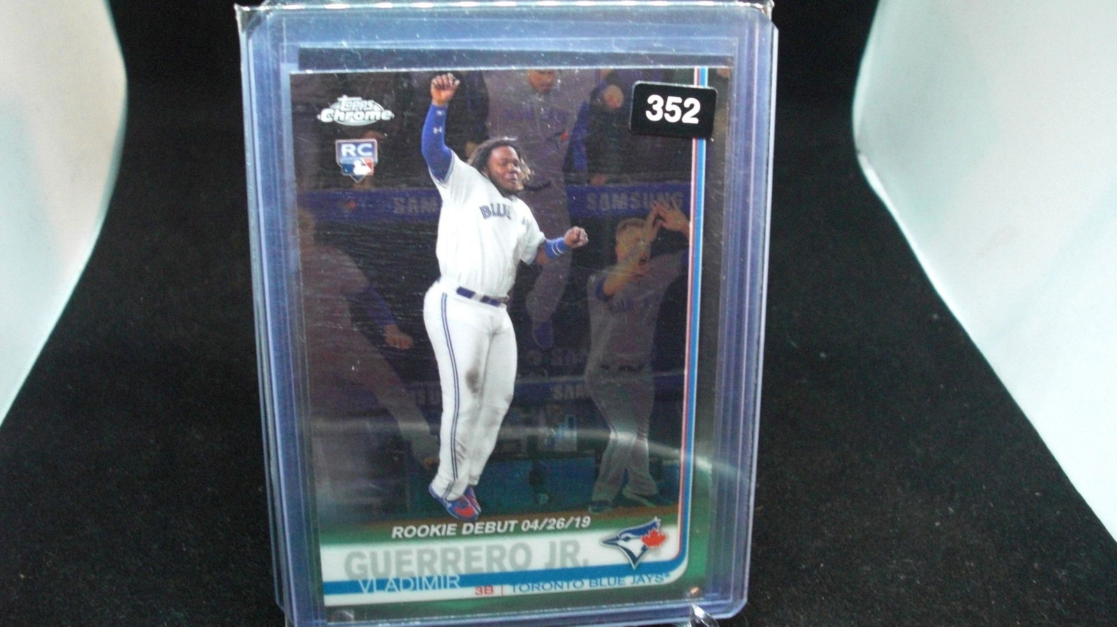 vlad guerrero jr topps chrome rookie debut (1 of 1)