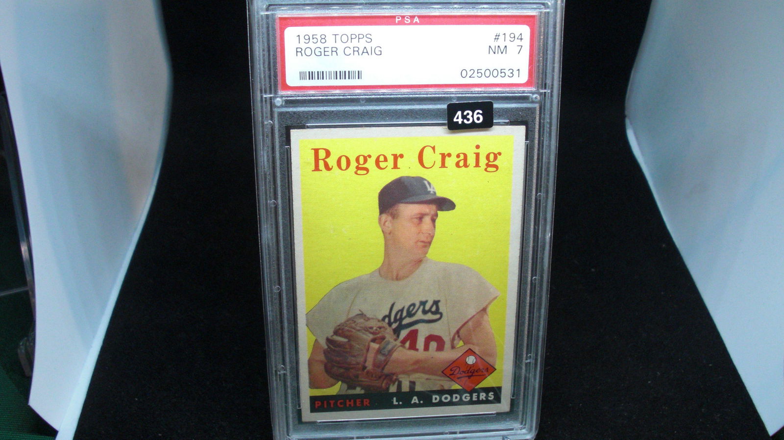 psa 7 1958 topps roger craig (1 of 1)