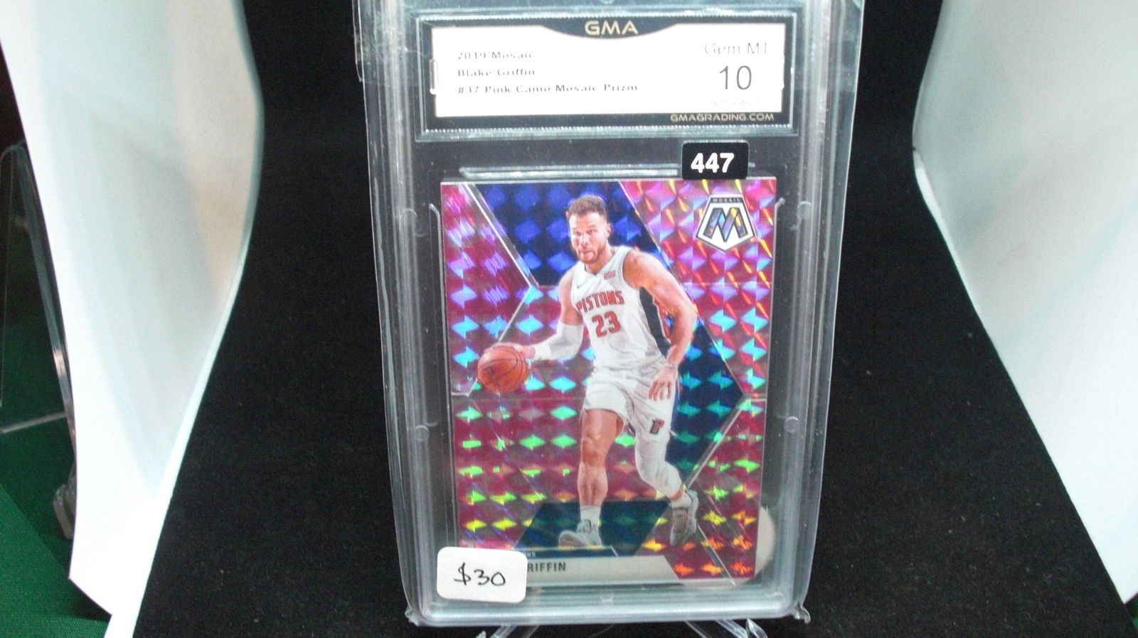 gma graded 10 gem mt BLAKE GRIFFIN PINK CAMO (1 of 1)