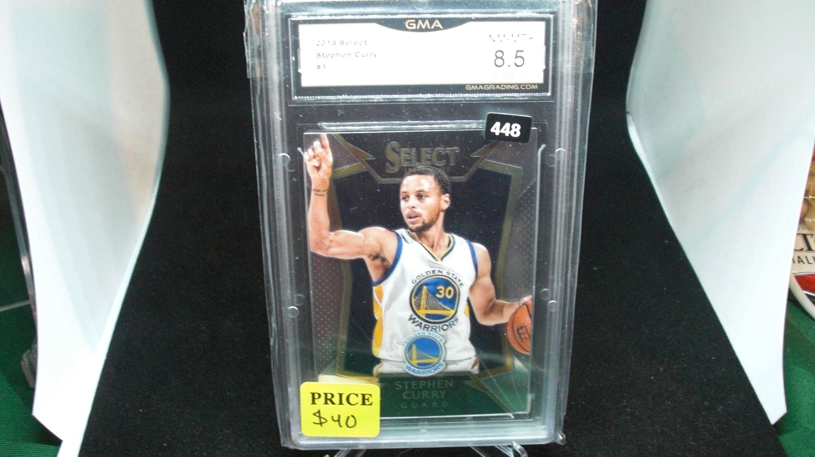 gma graded 8.5 STEPH CURRY SELECT (1 of 1)