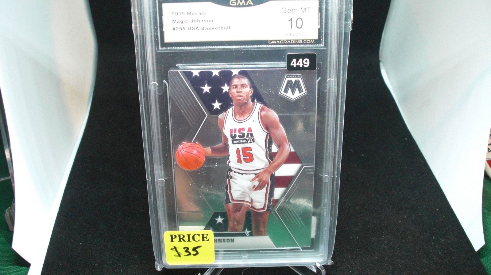 gma graded 10 gem mt MAGIC JOHNSON USA (1 of 1)