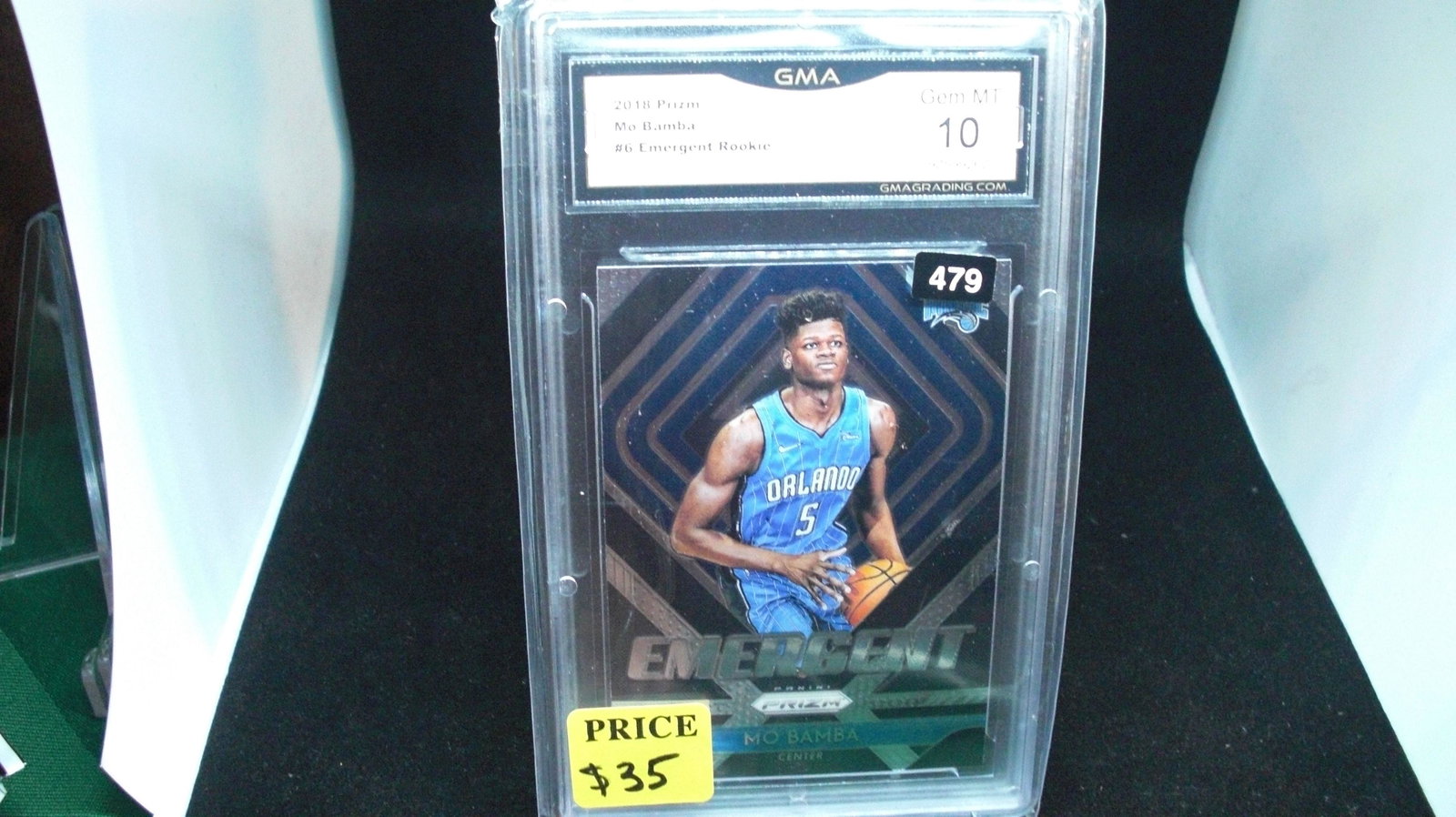 gma graded 10 gem mt mo bamba emergent (1 of 1)