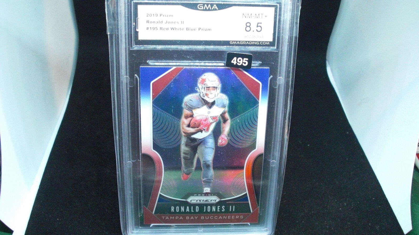 gma graded 8.5 ronald jones rwb prizm (1 of 1)