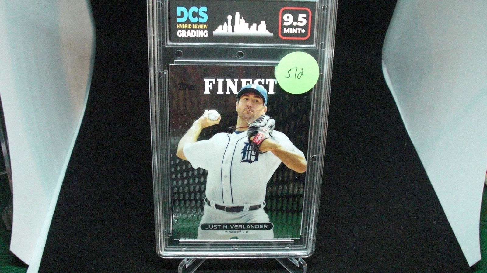 dcs graded 9.5 justin verlander topps finest (1 of 1)
