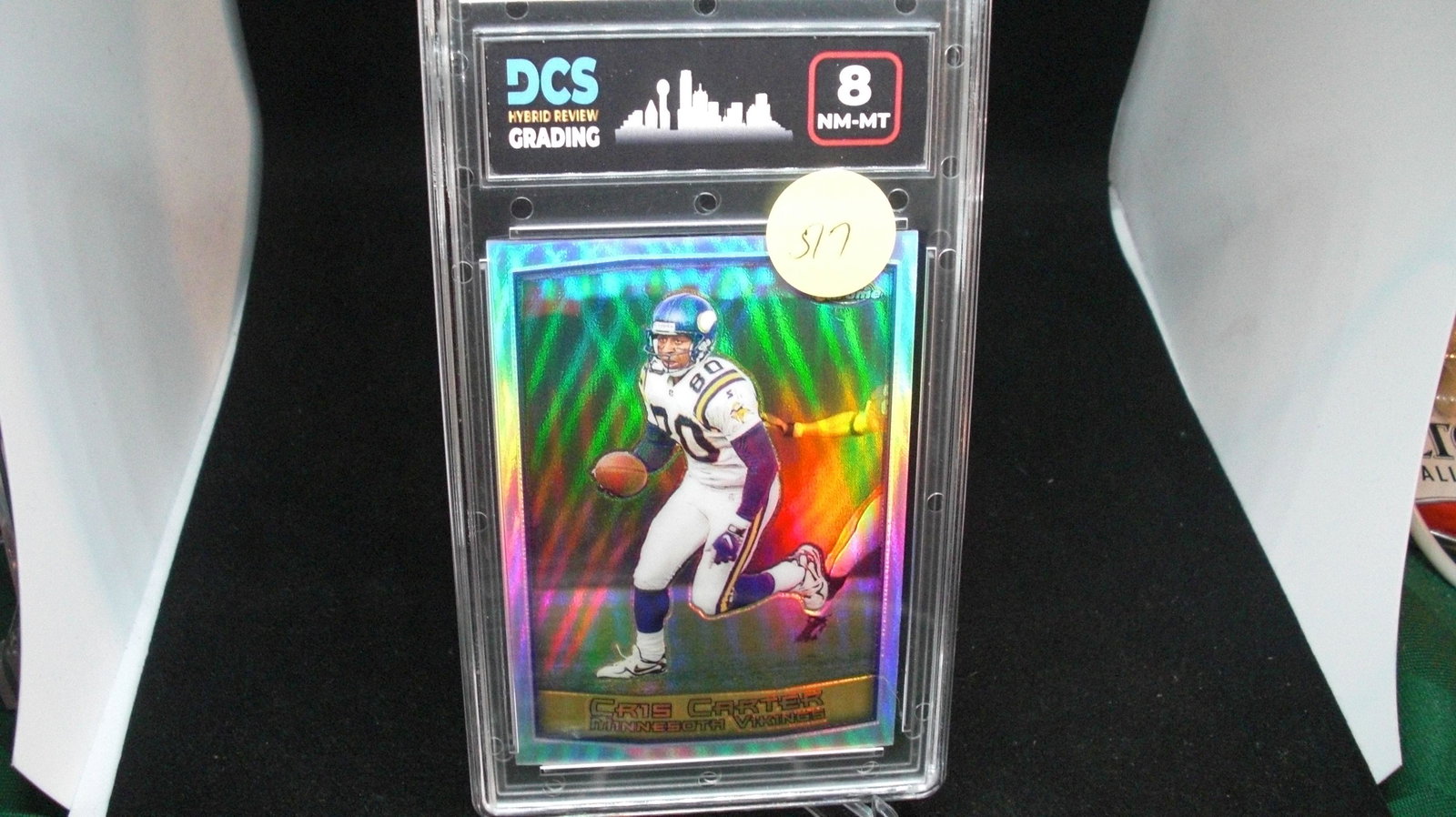dcs graded 8 chris carter refractor: dcs graded 8 chris carter refractor
