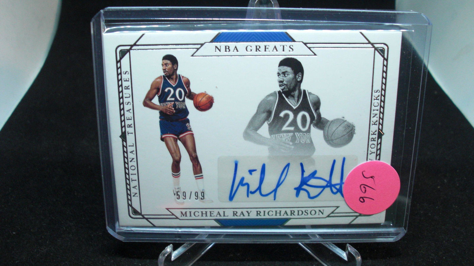 michael ray richardson legends auto 59/99 (1 of 1)