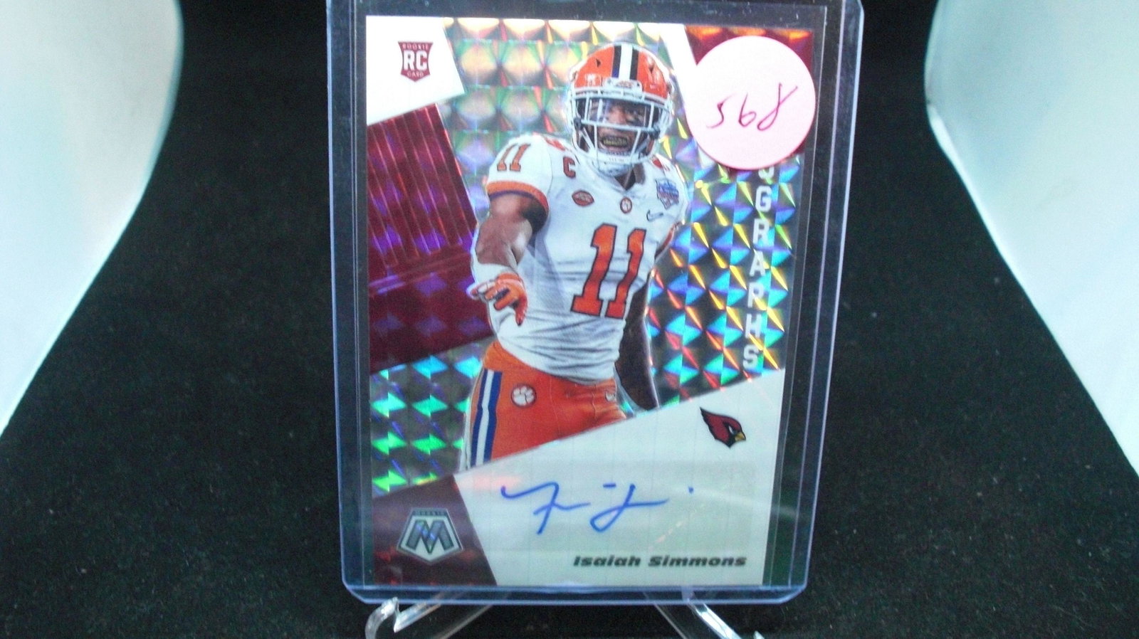 isaiah simmons mosaic sgnature card (1 of 1)