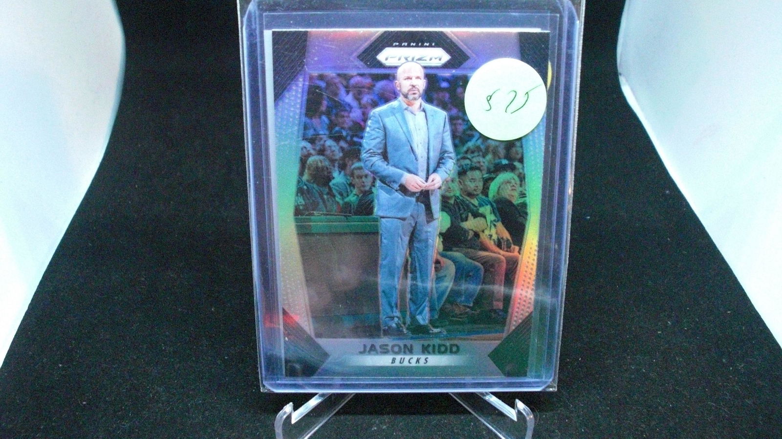 jason kidd coach silver prizm: in top loader