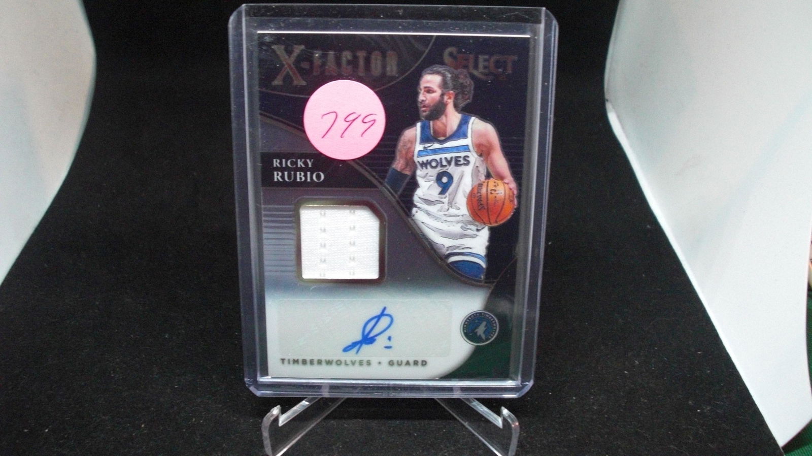 ricky rubio jersey auto 198/249 (1 of 1)