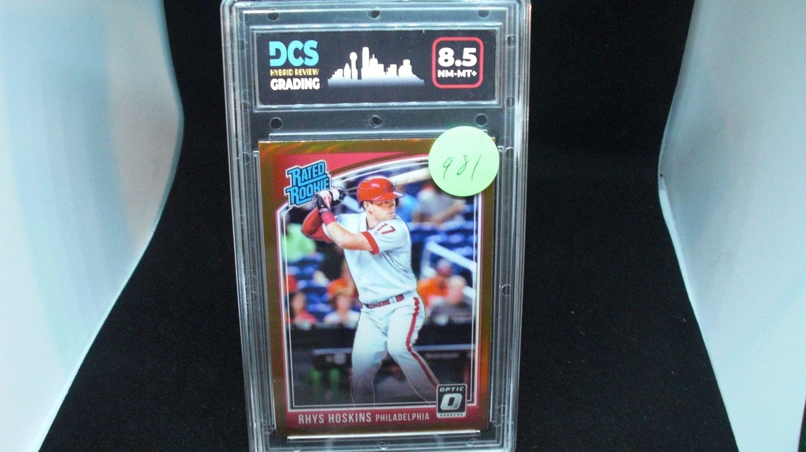 dcs graded 8.5 Rhys Hoskins Phillies rated rookie (1 of 1)