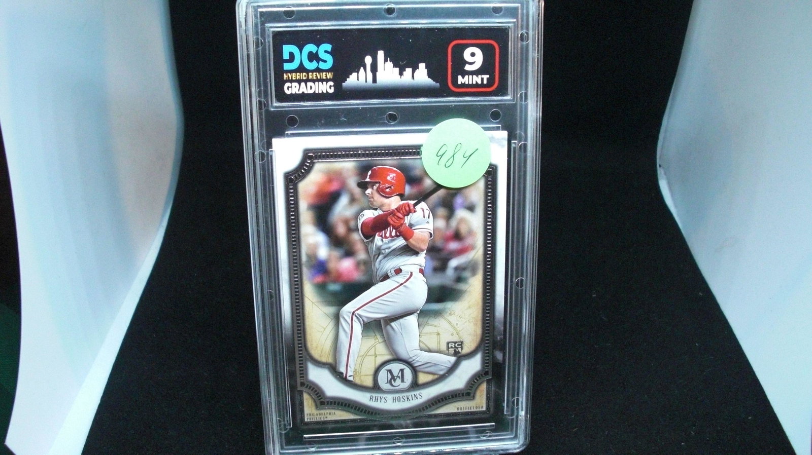 dcs graded 9 Rhys Hoskins museum collection rookie: dcs graded 9 Rhys Hoskins museum collection rookie