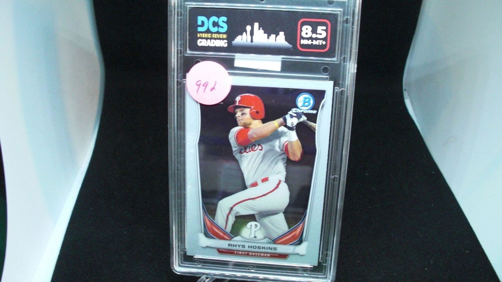 dcs graded Rhys Hoskins Phillies first Bowman Chrome (1 of 1)
