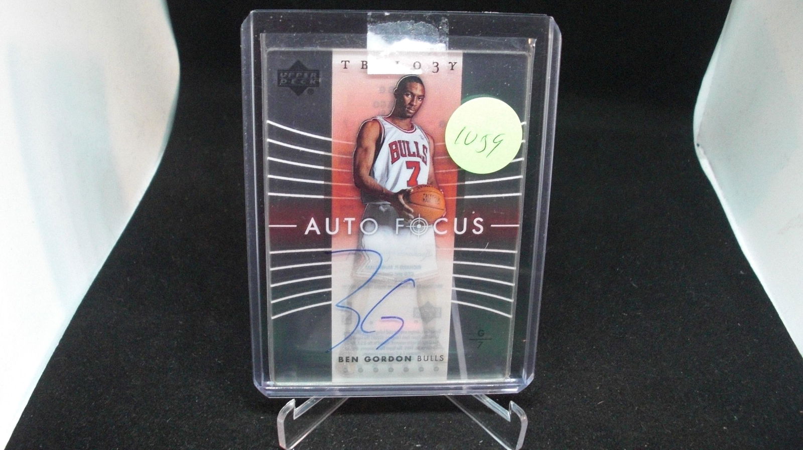 ben gordon acetate signature card (1 of 1)