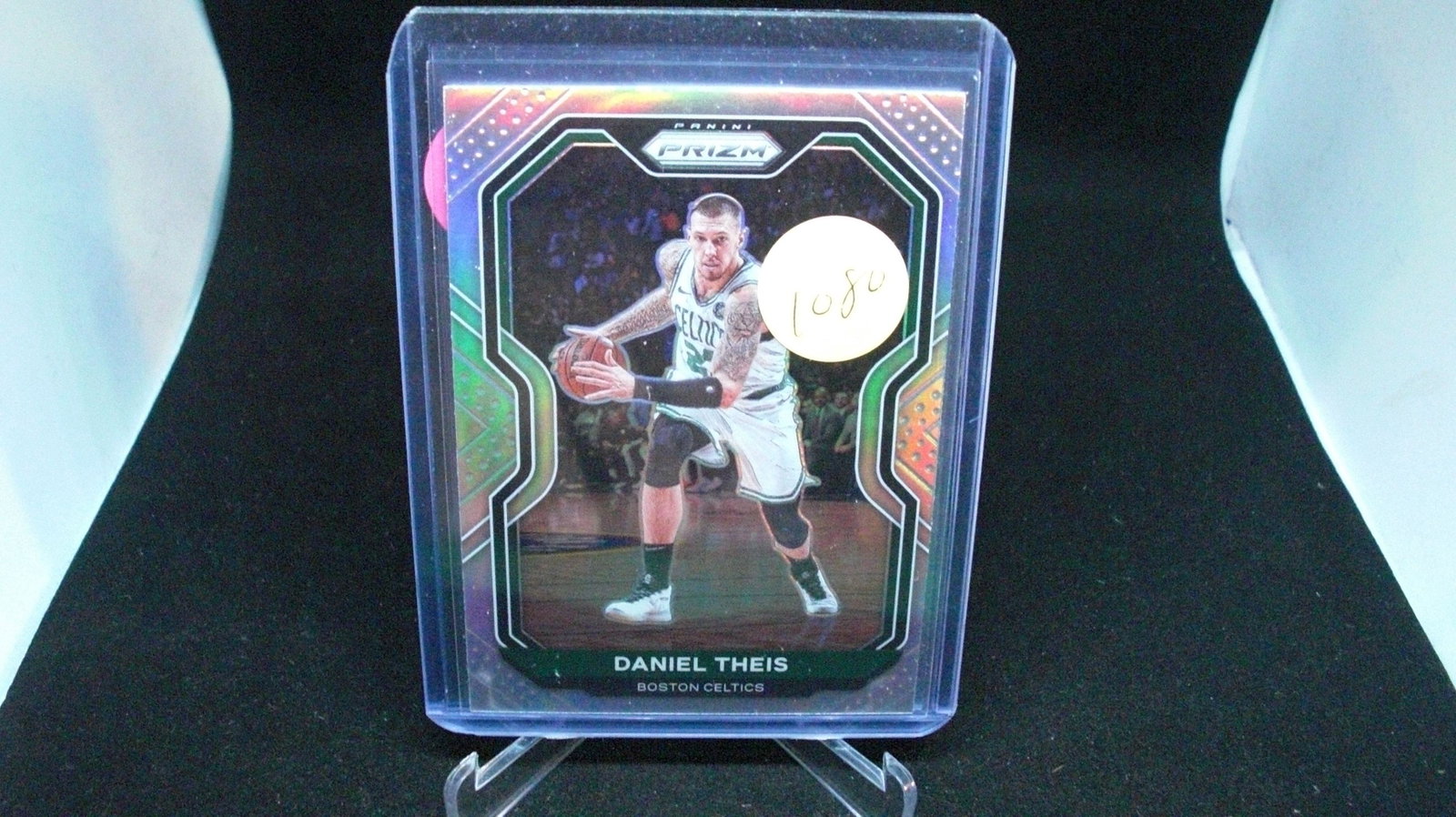 daniel theis silver prizm: in top loader
