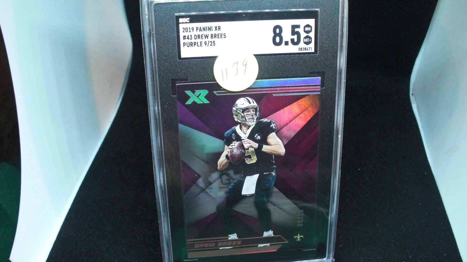 sgc graded 8.5 drew brees Xr 09/25 (1 of 1)