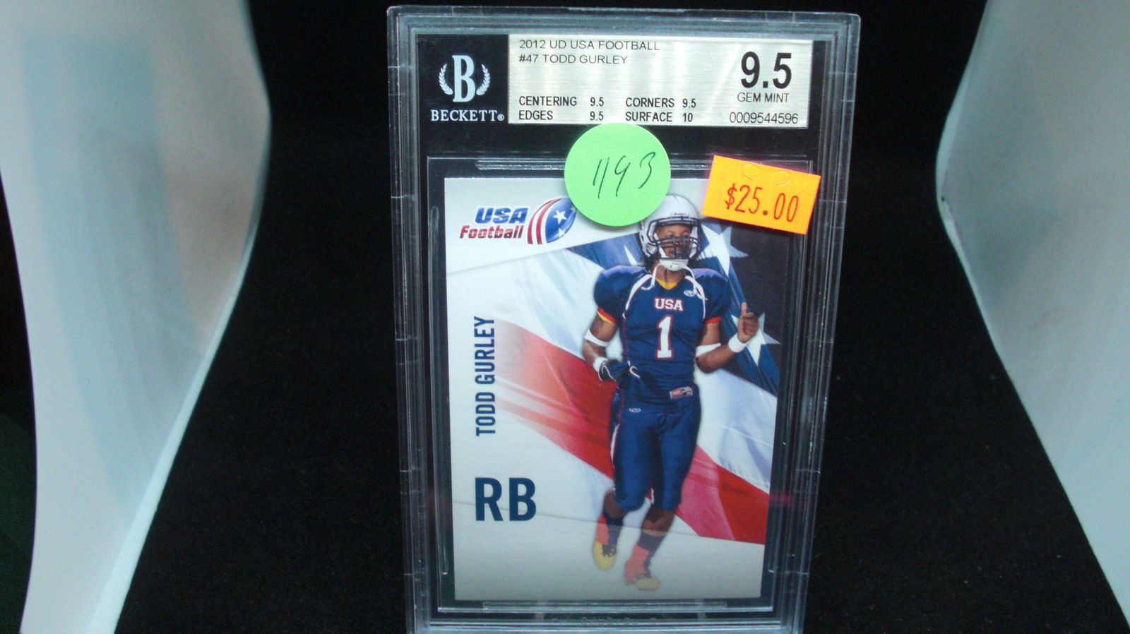 beckett graded 9.5 todd gurley usa football (1 of 1)