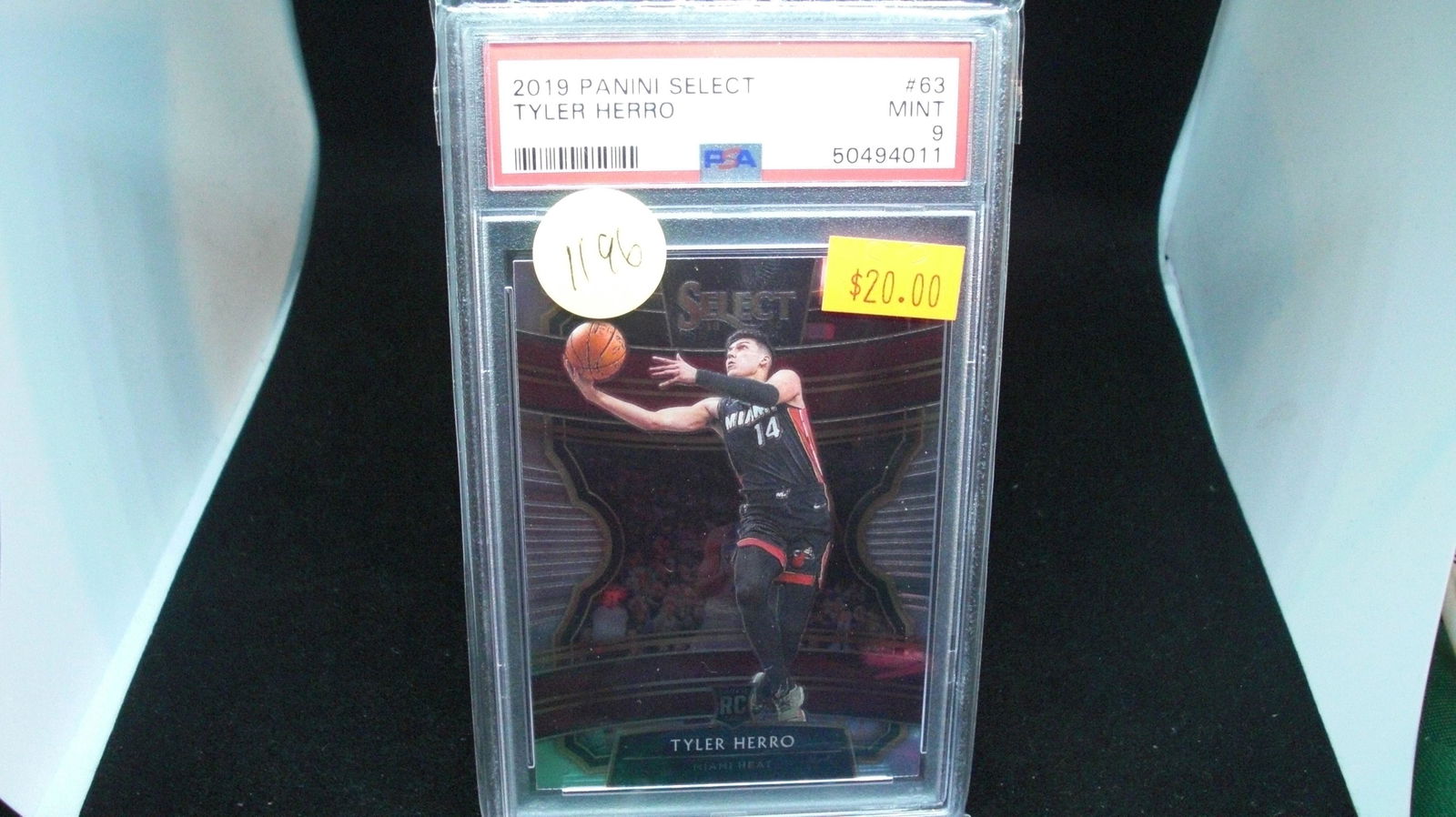 psa 9 mint tyler herro select rookie (1 of 1)