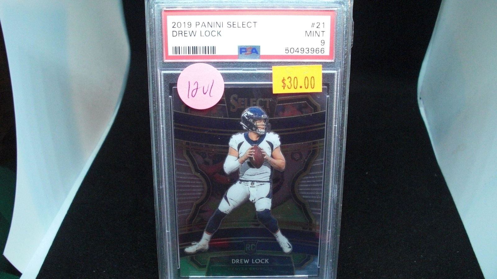 psa 9 mint drew lock select rookie (1 of 1)
