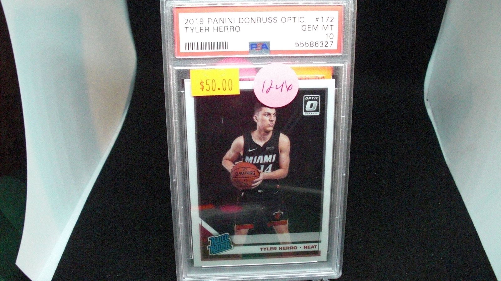 psa graded gem 10 tyler herro rated rookie (1 of 1)