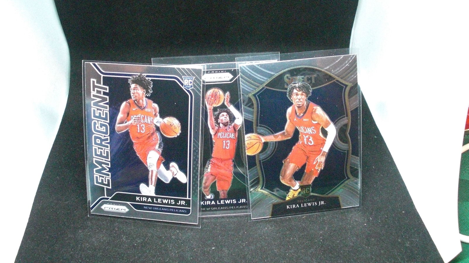 Kira Lewis junior lot of three rookie cards (1 of 1)