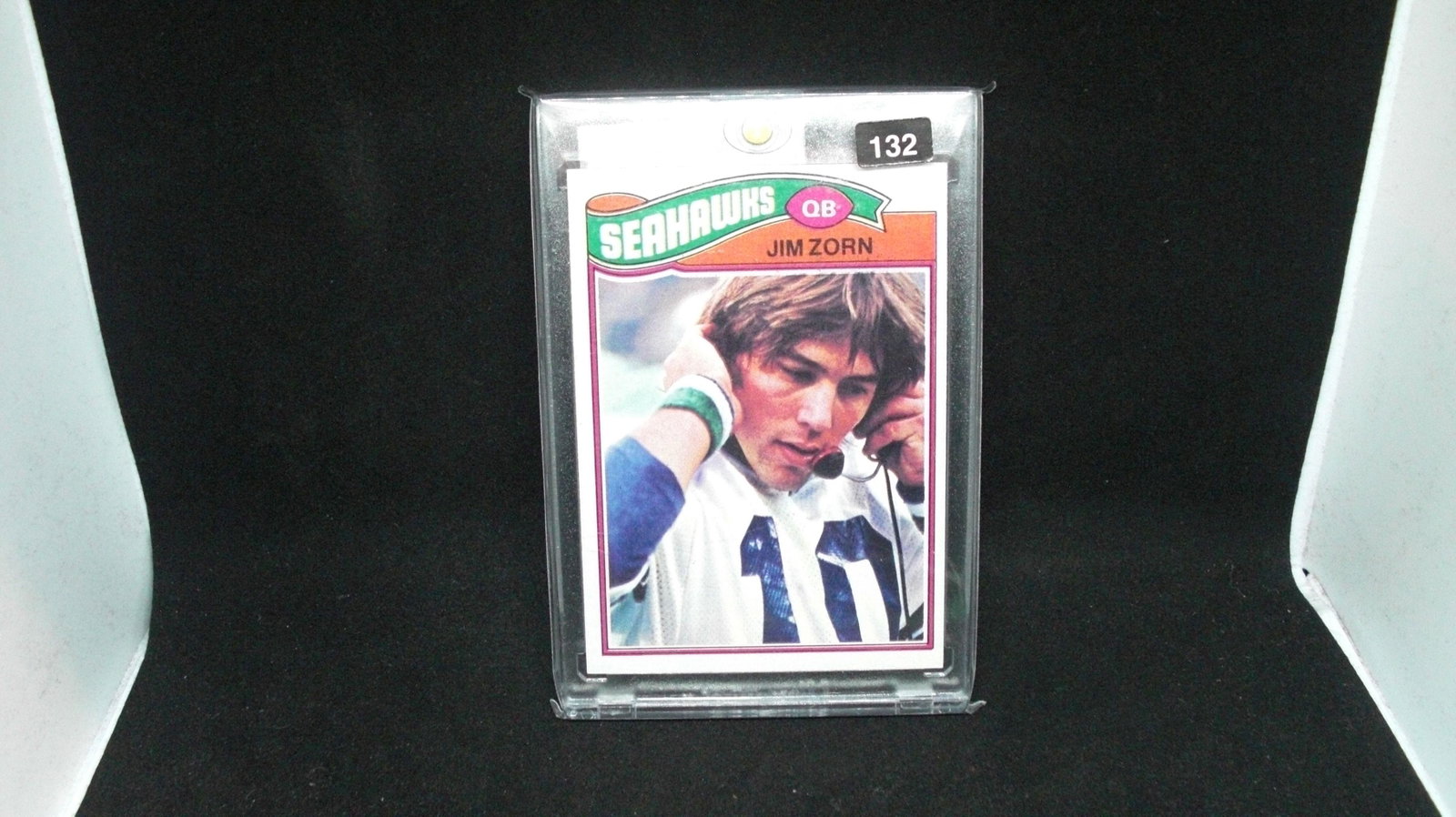 1977 topps Jim zorn and one touch: in top loader