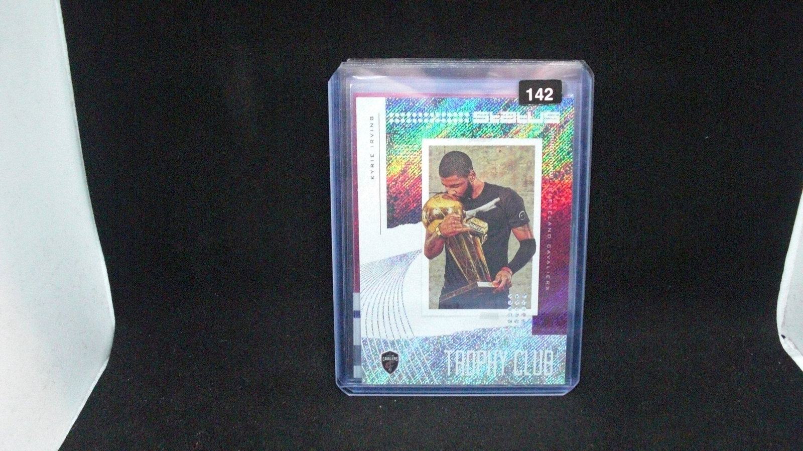Kyree Irving trophy club: in top loader