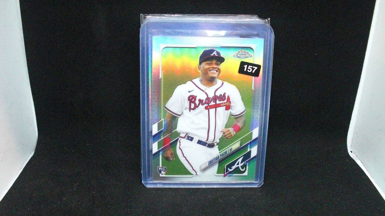 Cristian pache Atlanta Topps Chrome rookie refractor (1 of 1)