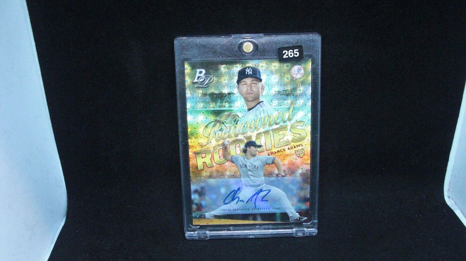 Chancee Adams one of one renowned rookies signature (1 of 1)