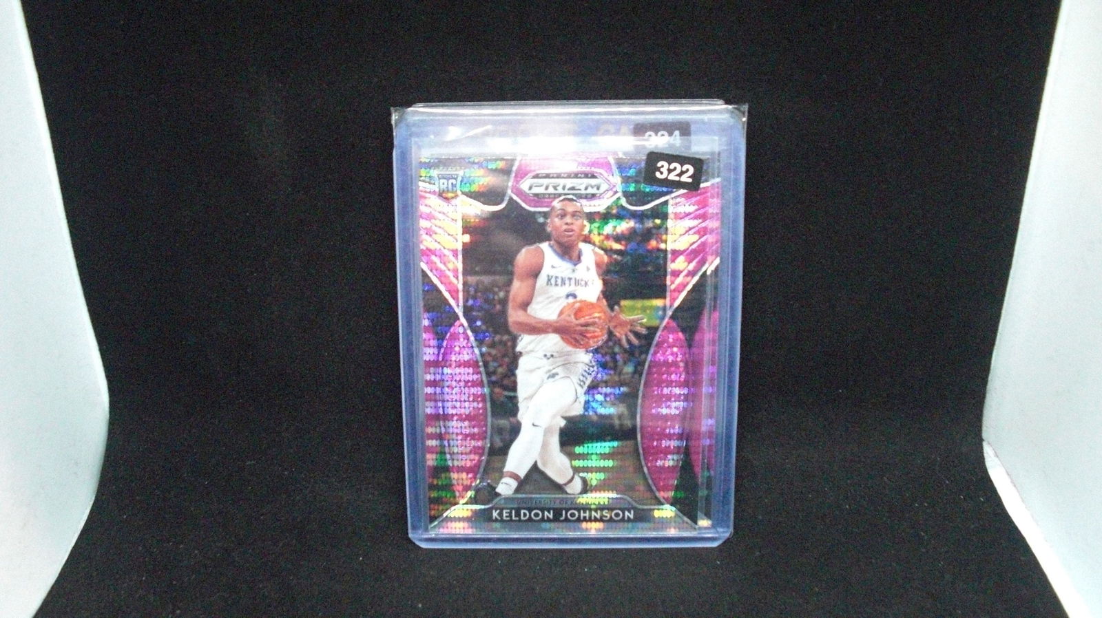 keldon johnson prizm dp pink pulsar (1 of 1)
