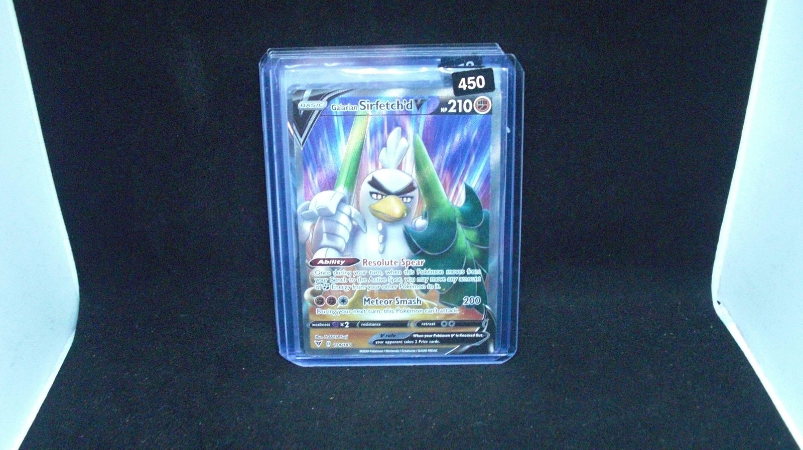 pokemon holo foil card sirfetchd (1 of 1)